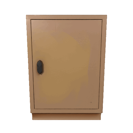 Low Poly Kitchen Cabinet 3D Model - photo 2