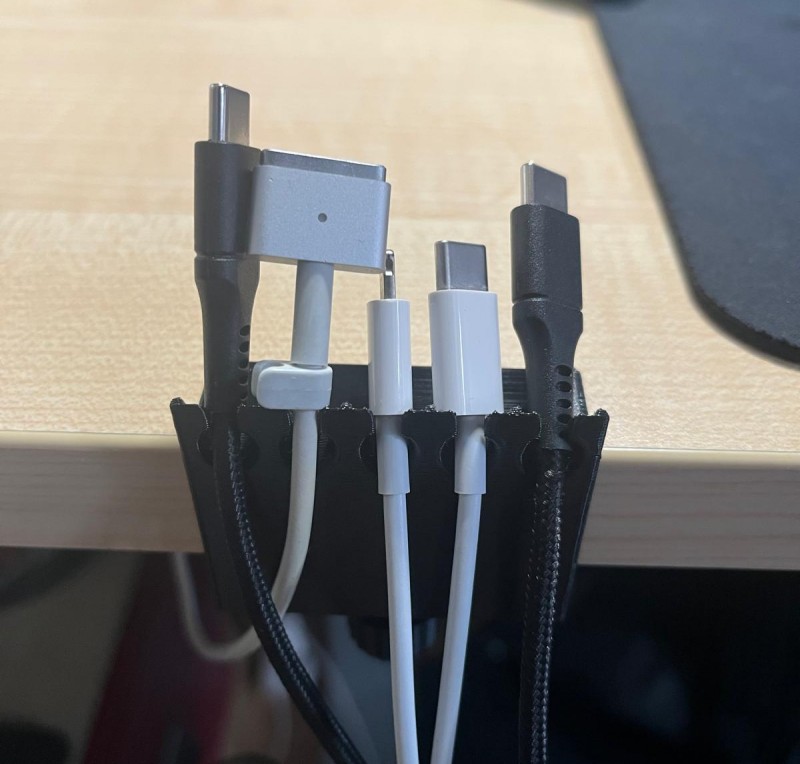 Small Desktop Cable Holder Clamp - photo 3