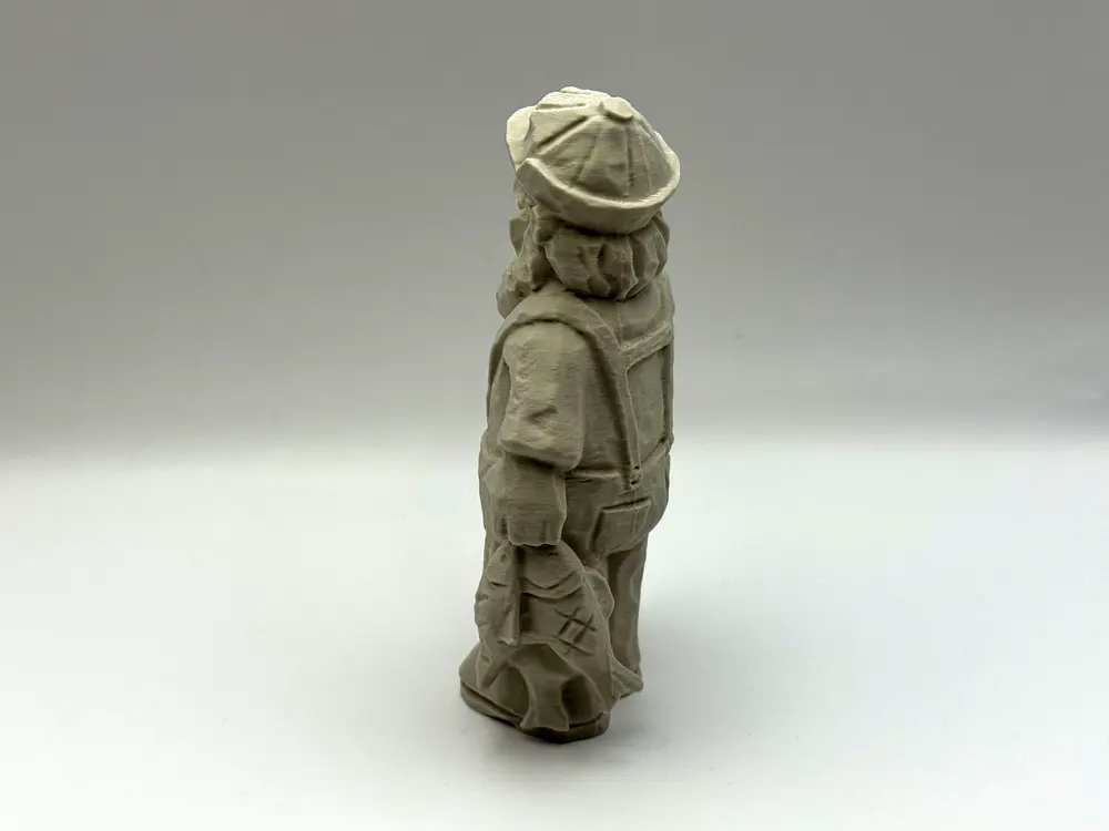 Carved Fisherman Figurine - photo 2