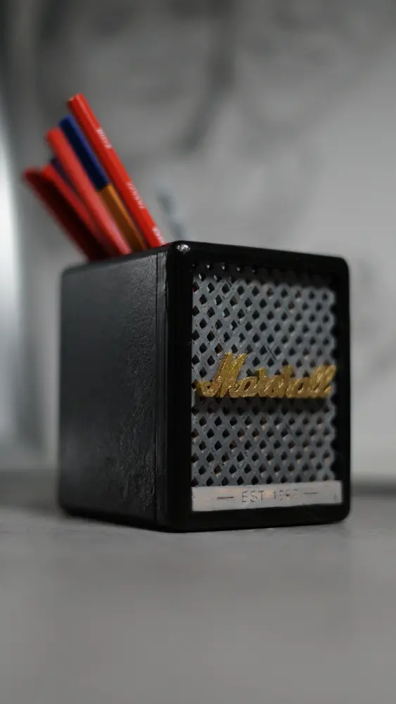 Marshall pencil holder, desk organizer