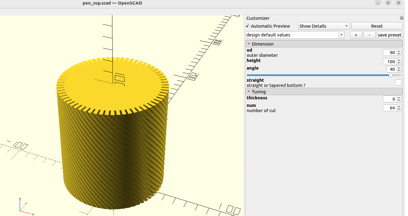 Customizable Tactile Spiral Vase Pen Cup - photo 2