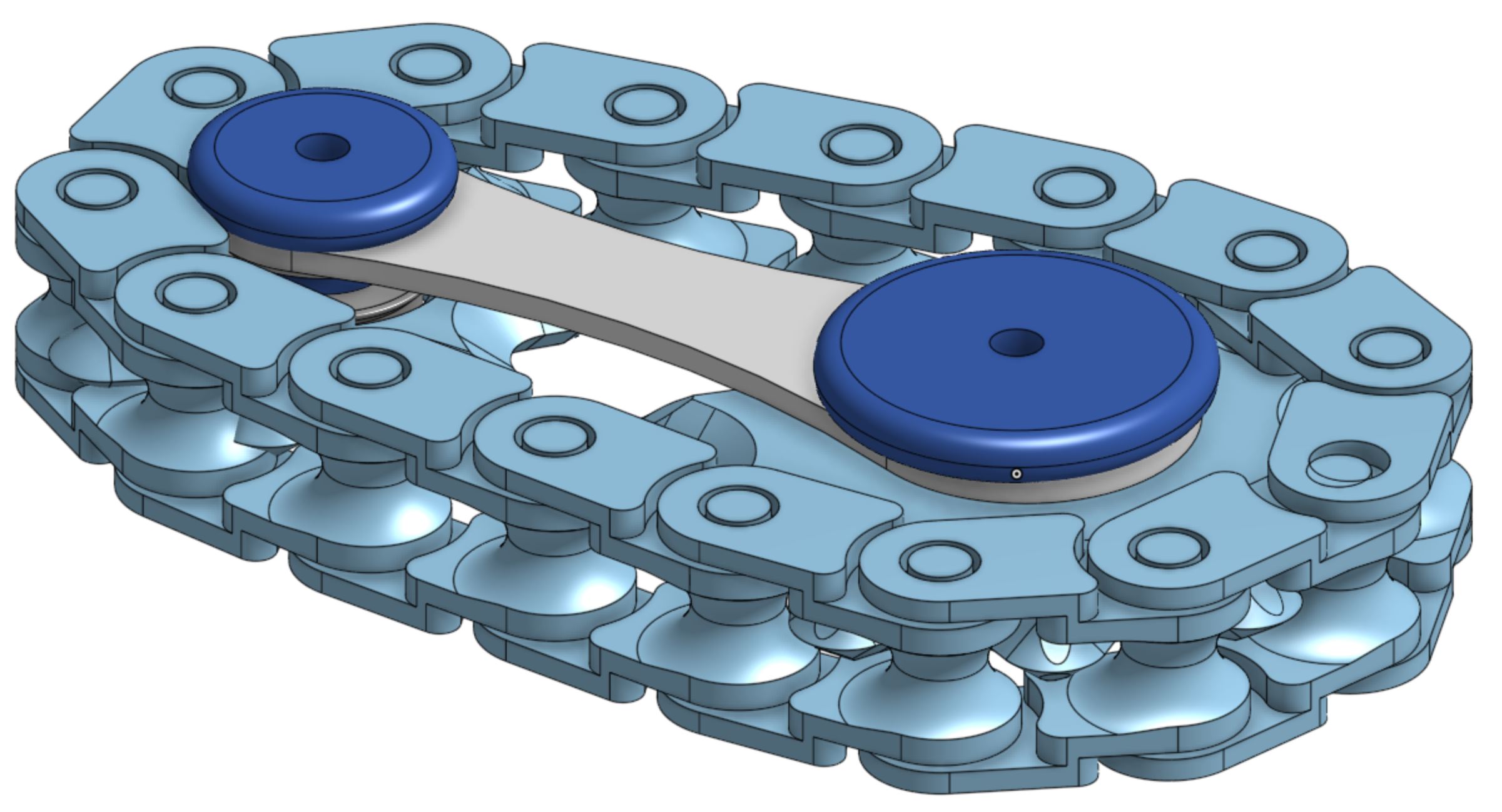Fully 3D Printed Bike Chain Gear Fidget Toy/Spinner - photo 2