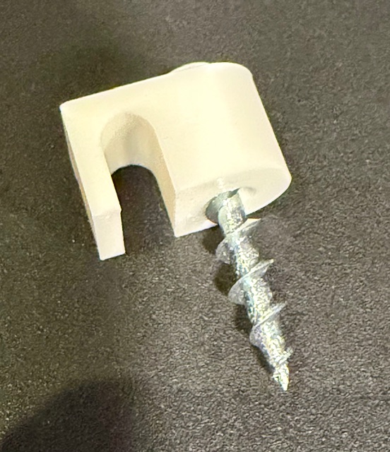 Cable Clamp for 1/4" cables w/ Screw Hole - photo 3