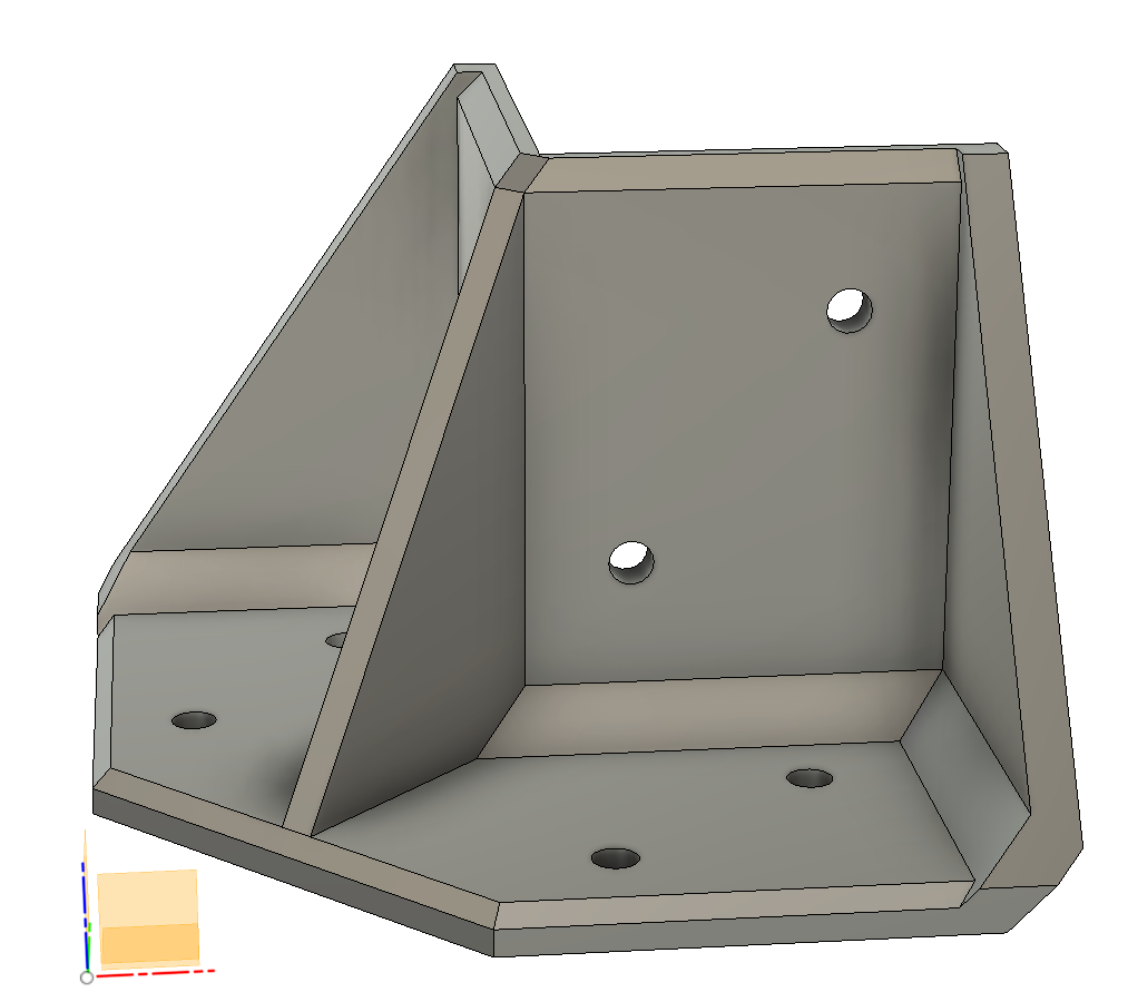 Enclosure - Ikea lack support bracket