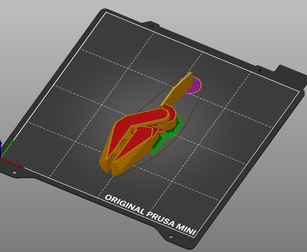Bag Clip (PRINT IN PLACE CAM) - Prusa MINI REMIX - photo 2