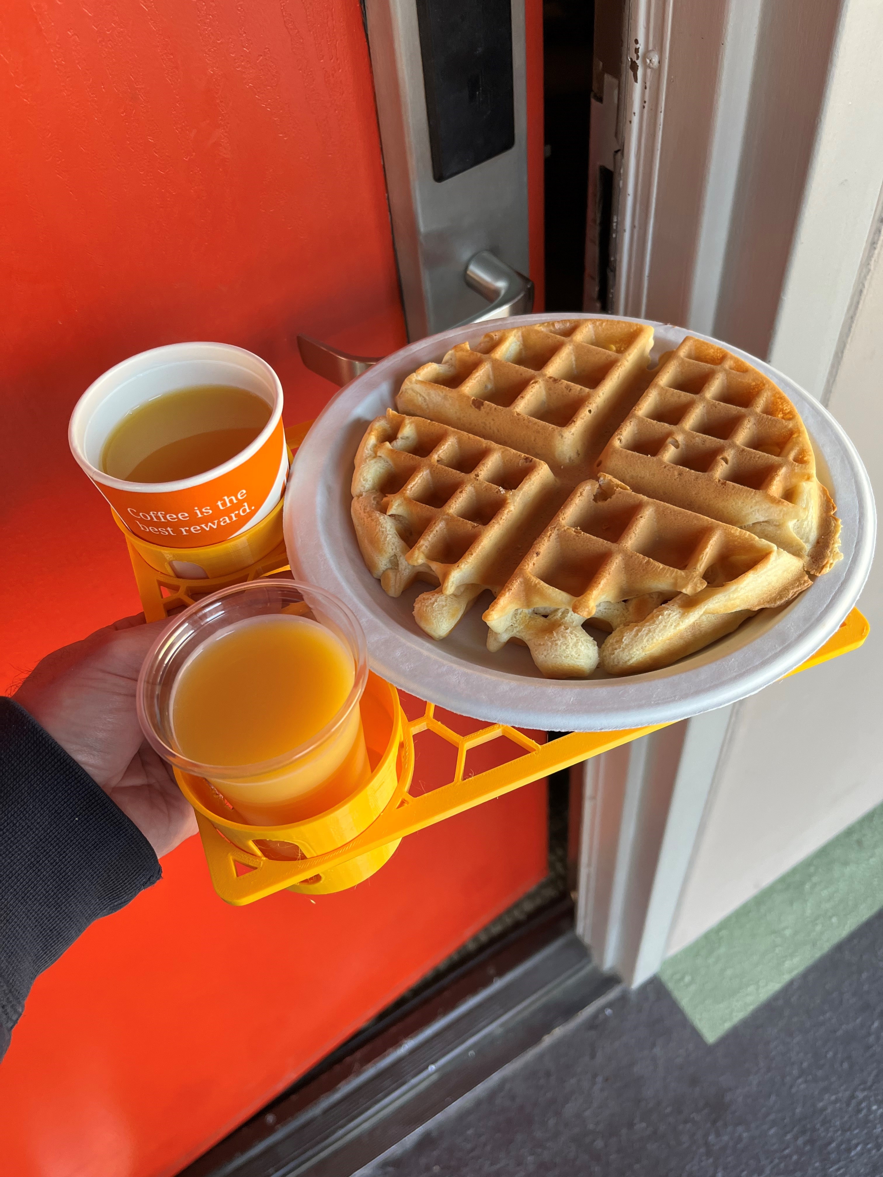 Hotel Breakfast Tray