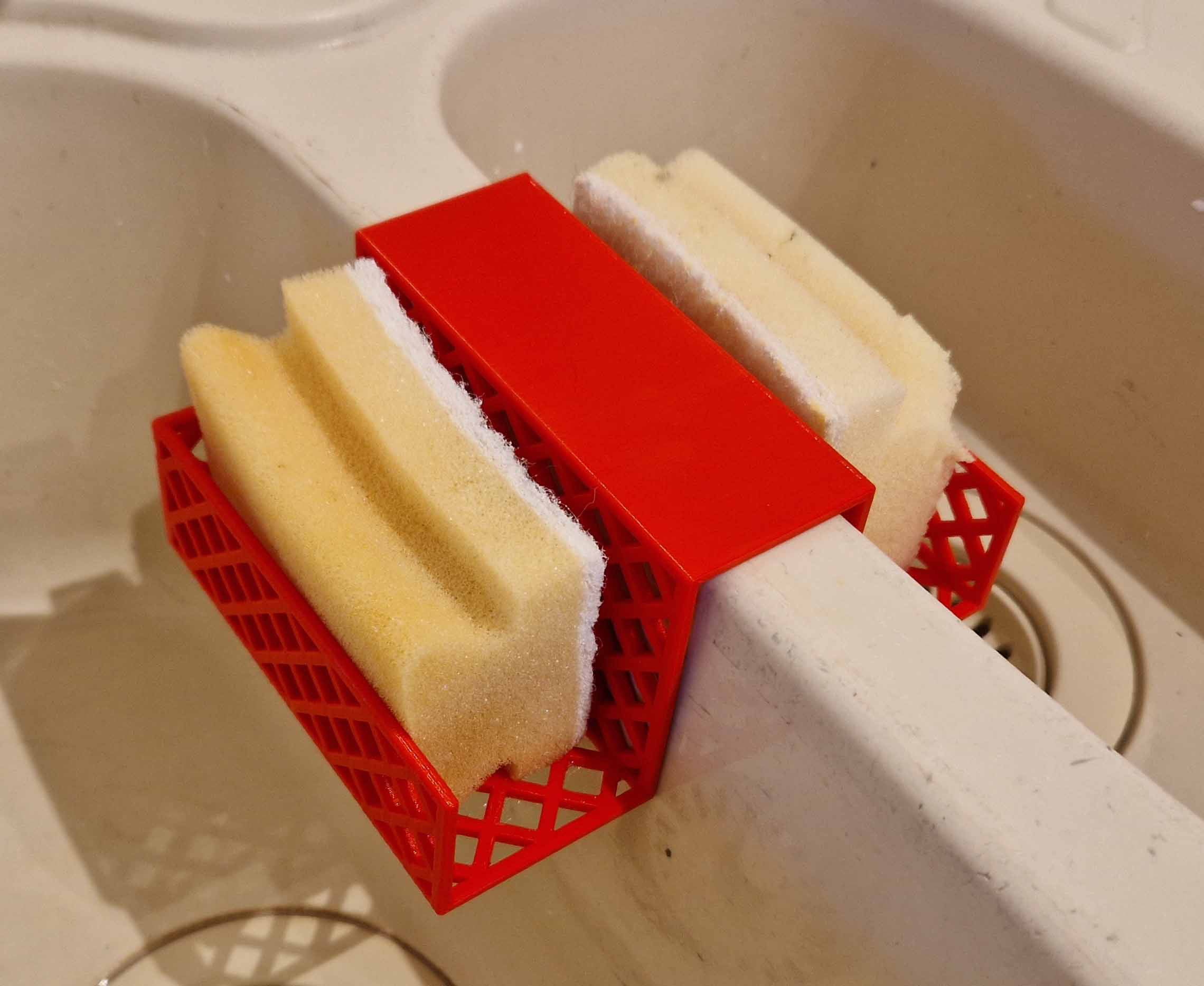 Kitchen Sink Sponge Holder - Double Sided - in all sizes (for all sinks and sponges) - photo 2