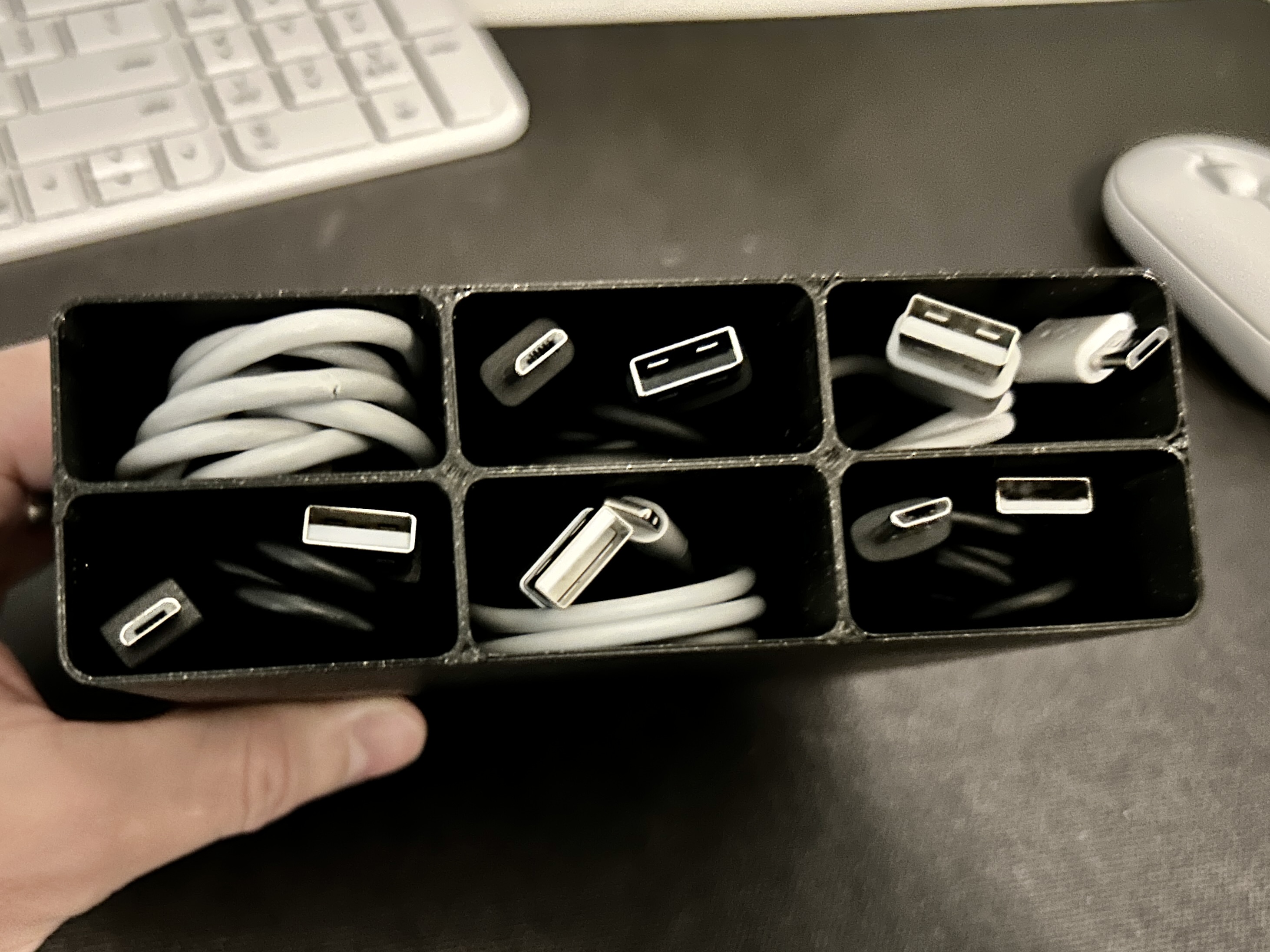 IKEA Alex Tall Drawer Cable Organizer Bins - photo 2