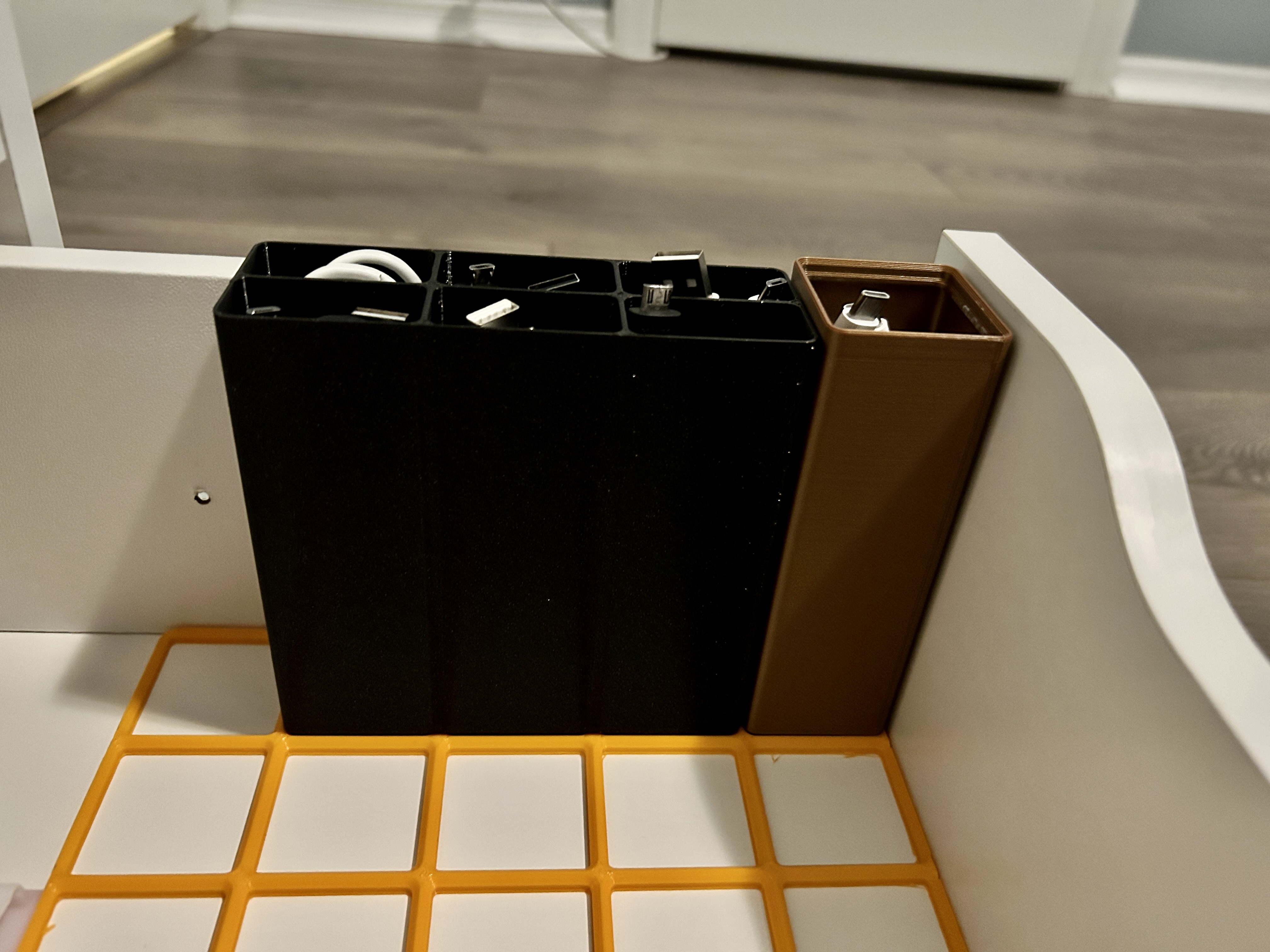 IKEA Alex Tall Drawer Cable Organizer Bins - photo 3