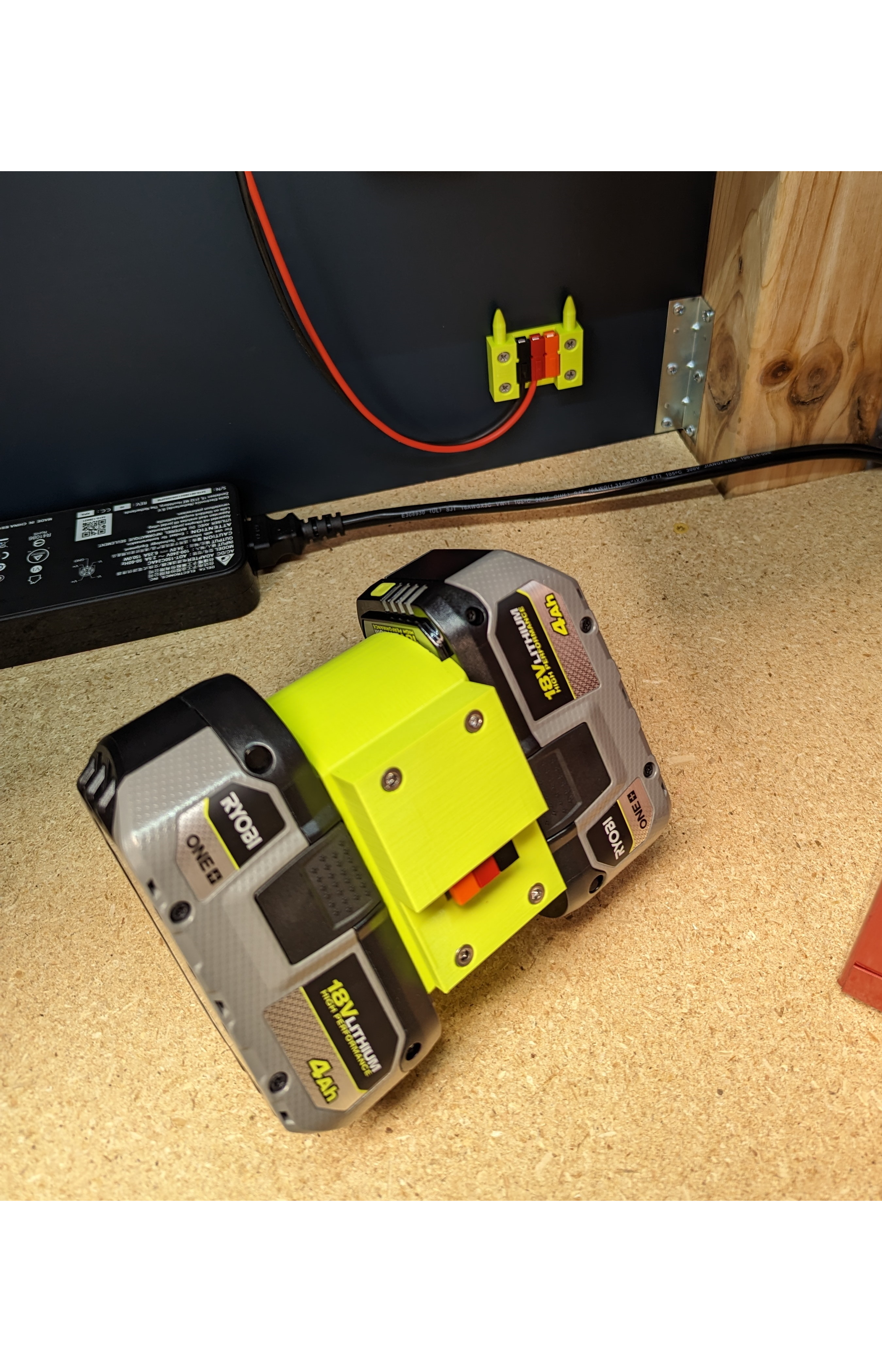 Dual plug-in mount compatible with Ryobi 18v - photo 2