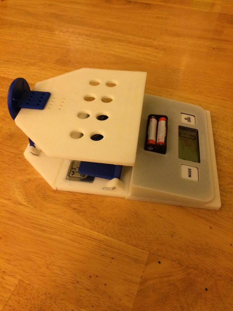 RC Aircraft Thrust Stand Version 2 - Hack of a Kitchen Scale for only $10
