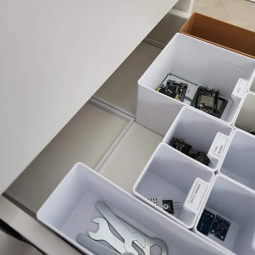 Drawer spacer for Ikea Alex Inserts