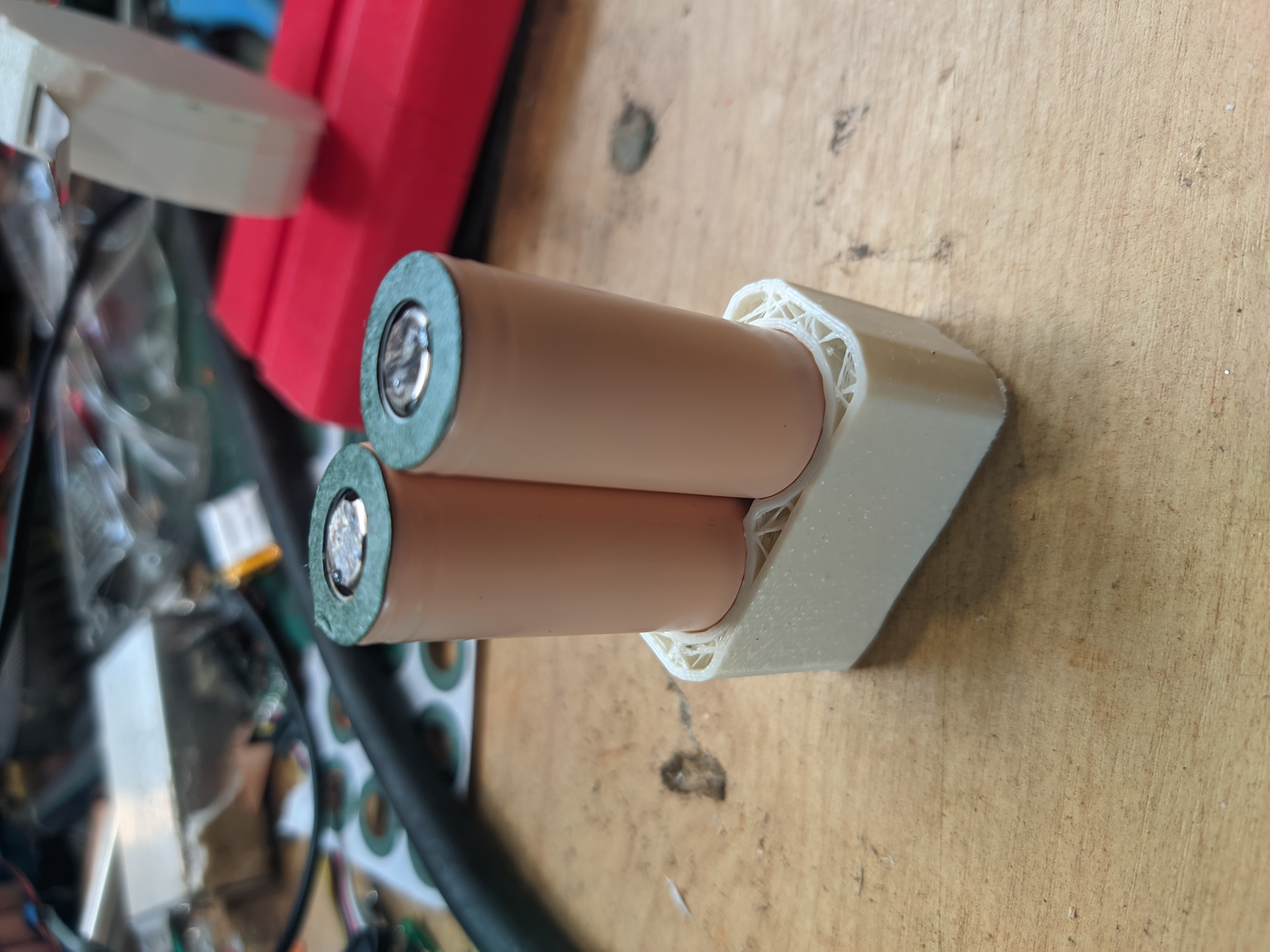 18650 2p spot-welding jig
