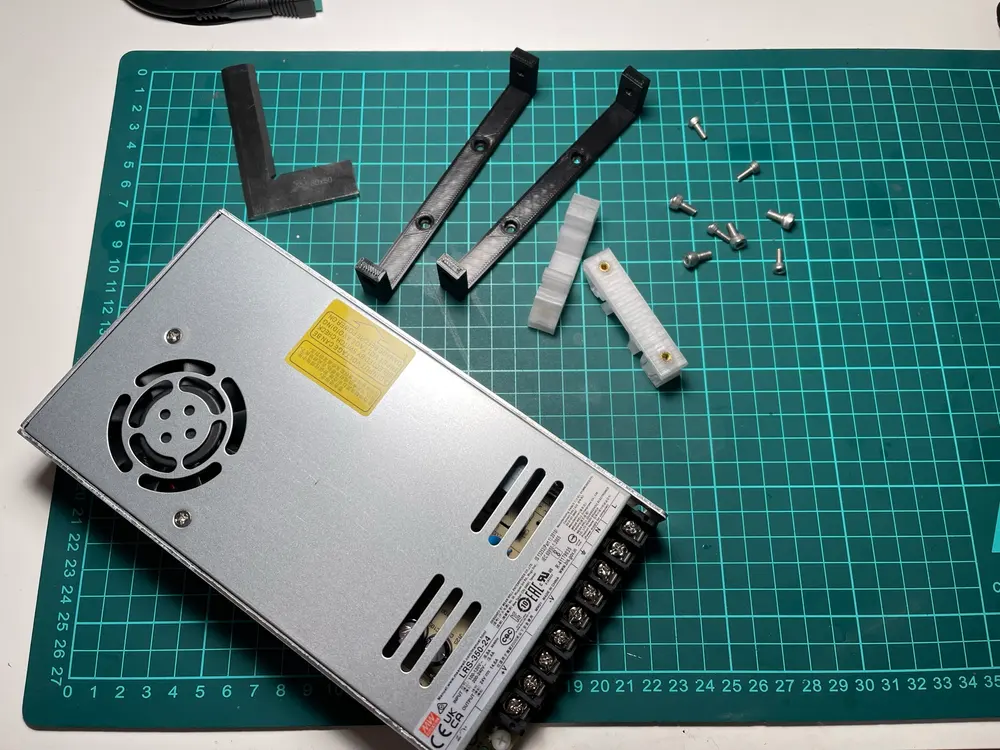Meanwell LRS-350 Mount + DIN rail mount - photo 2