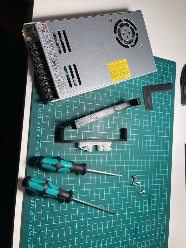 Meanwell LRS-350 Mount + DIN rail mount - photo 4