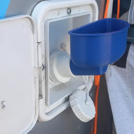 RV water inlet funnel - photo 2