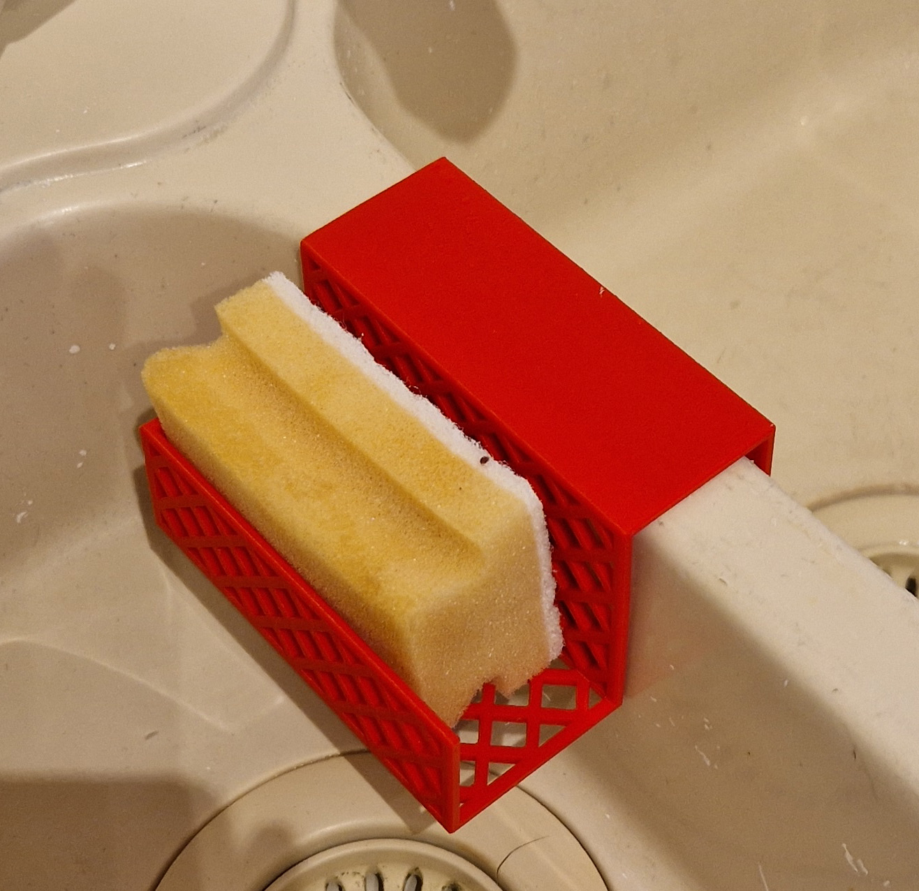 Kitchen Sink Sponge Holder - Left Holder - in all sizes (for all sinks and sponges) - photo 2