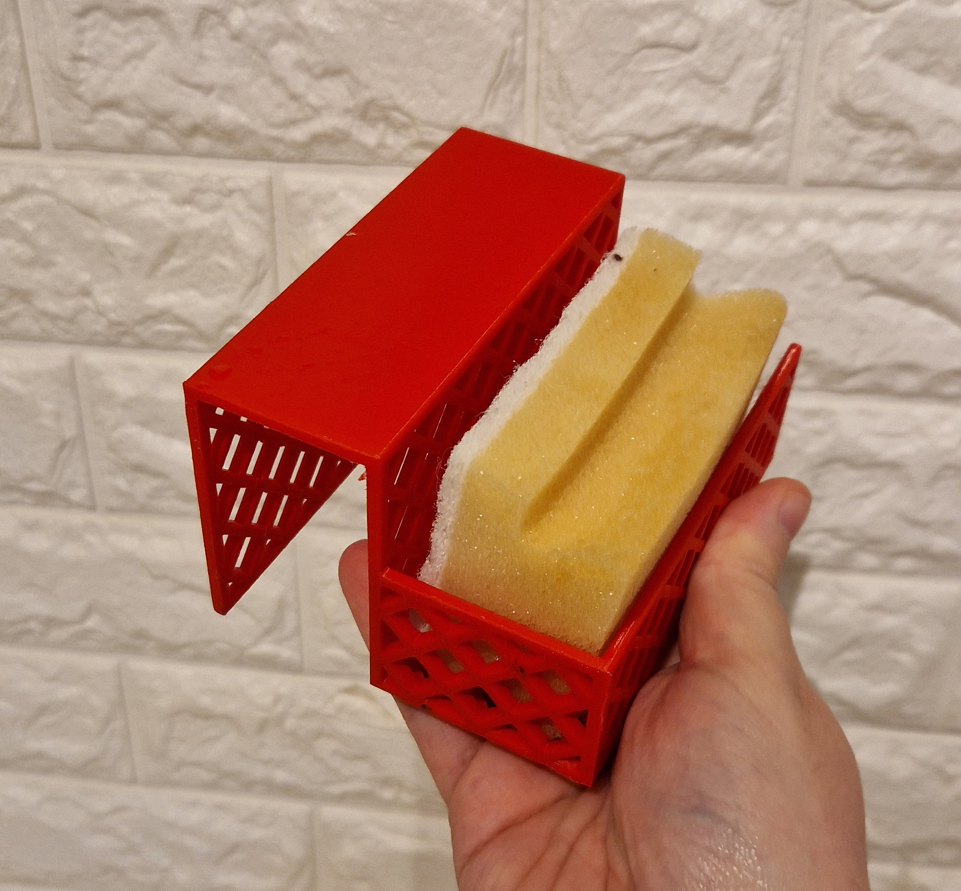 Kitchen Sink Sponge Holder - Left Holder - in all sizes (for all sinks and sponges) - photo 3