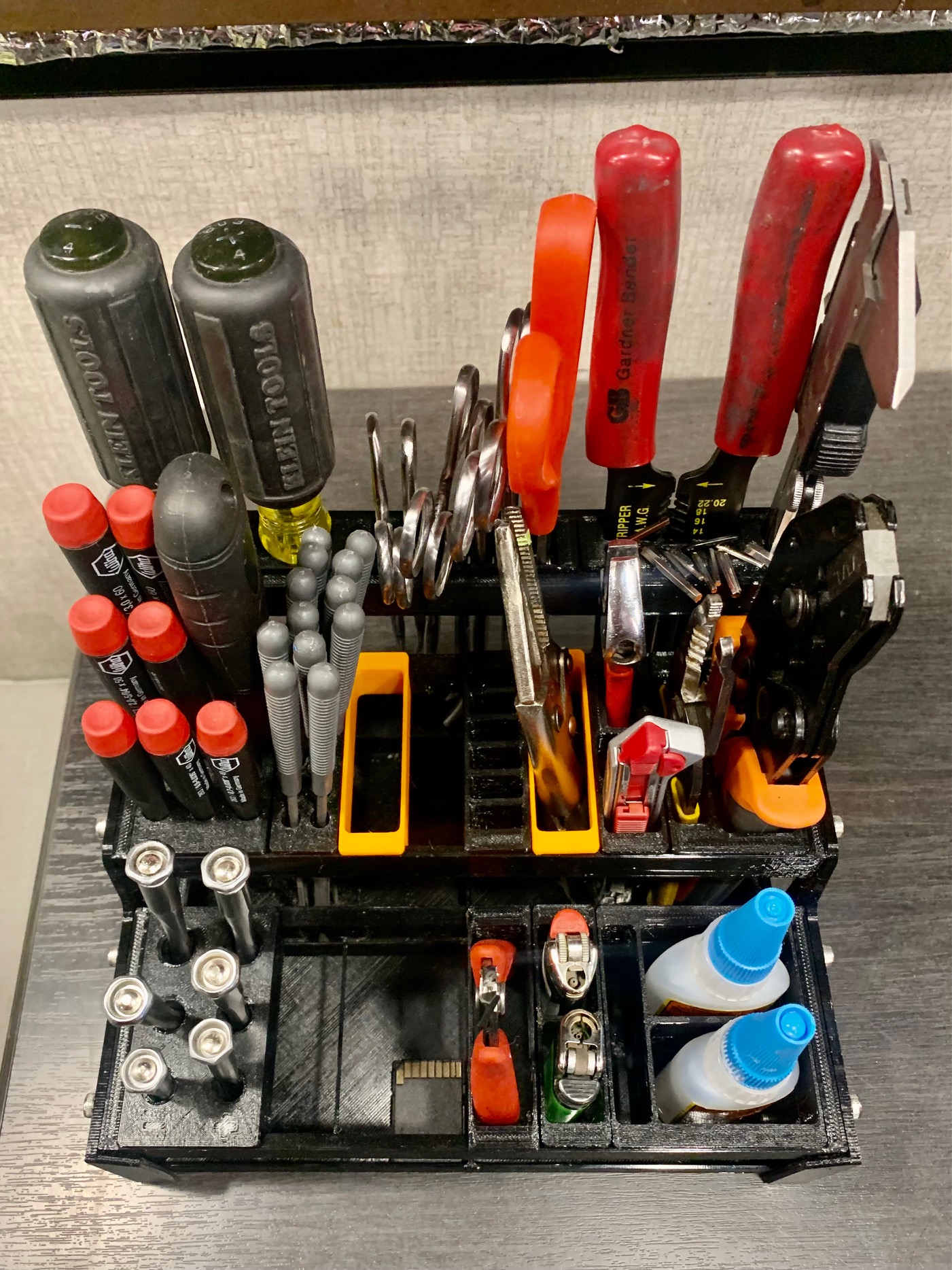 Modular 3D Printed Desktop Storage Rack - photo 3