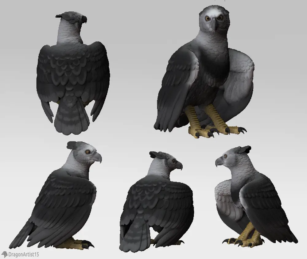 Harpy Eagle Figurine