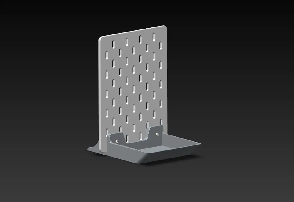 Skadis Tray - Fully Customizable Pegboard with Tray Base - photo 2