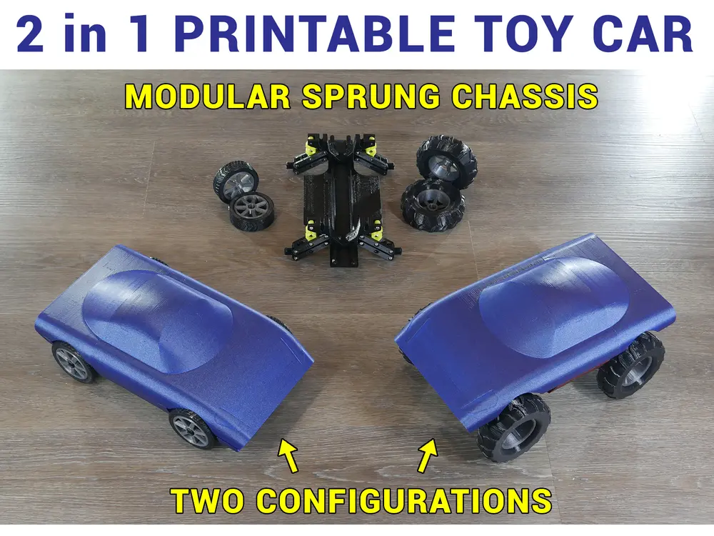 Toy car - Modular and articulated