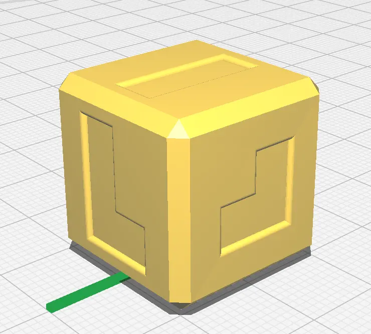 Tetris Balance dice with v piece