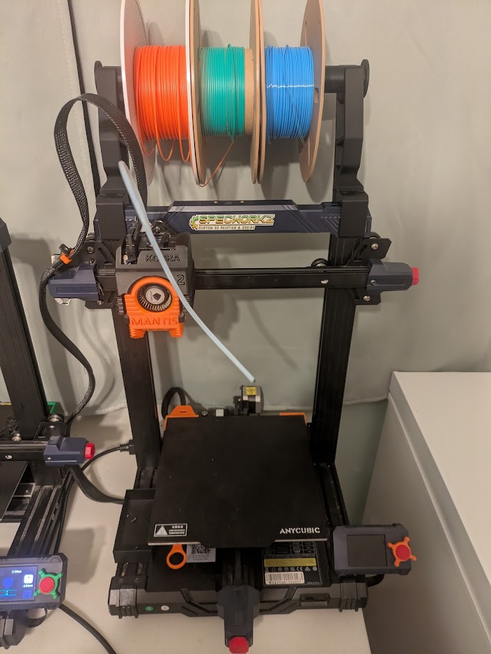 Kobra 2 Neo Top Mount Multi Spool Holder (3 Spool or 4 Spool)