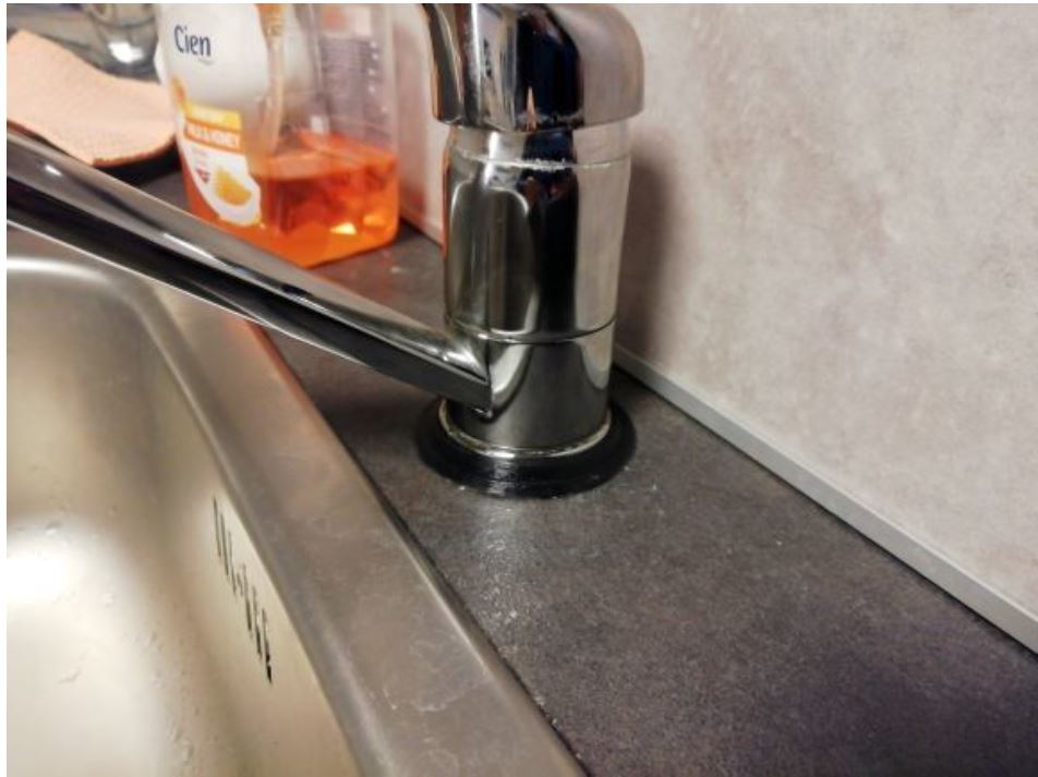 Kitchen mixer tap washer