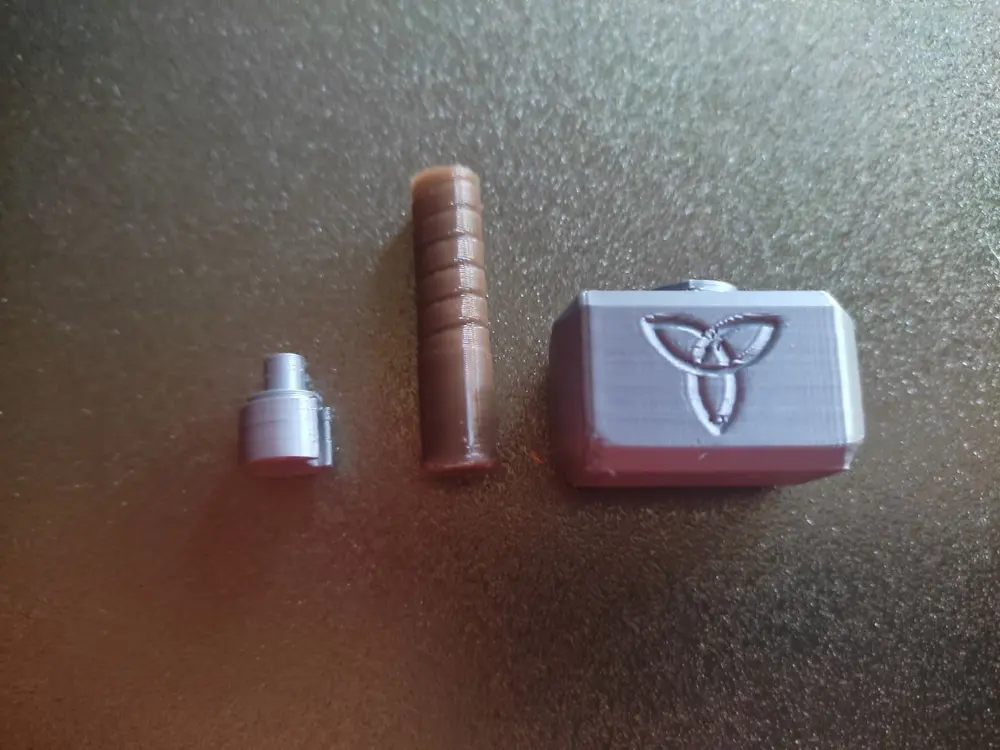Mjölnir - Thor Hammer keychain - Multipart - photo 2