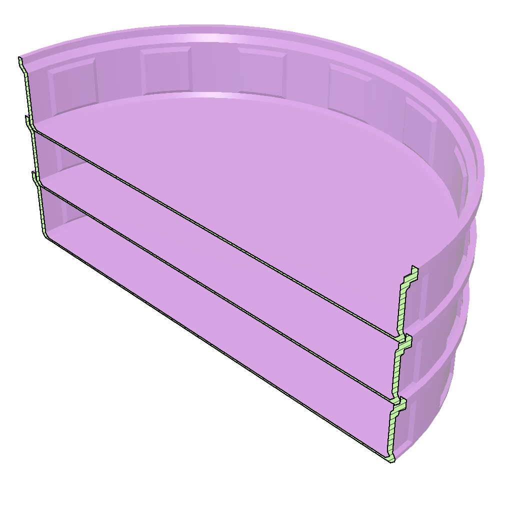 Stackable sieve / tray set - photo 2