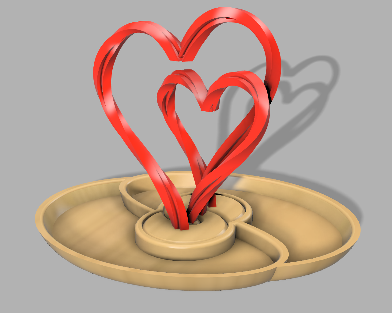 Two Hearts That Start Apart, But Belong Together (Optional Tray) - photo 3