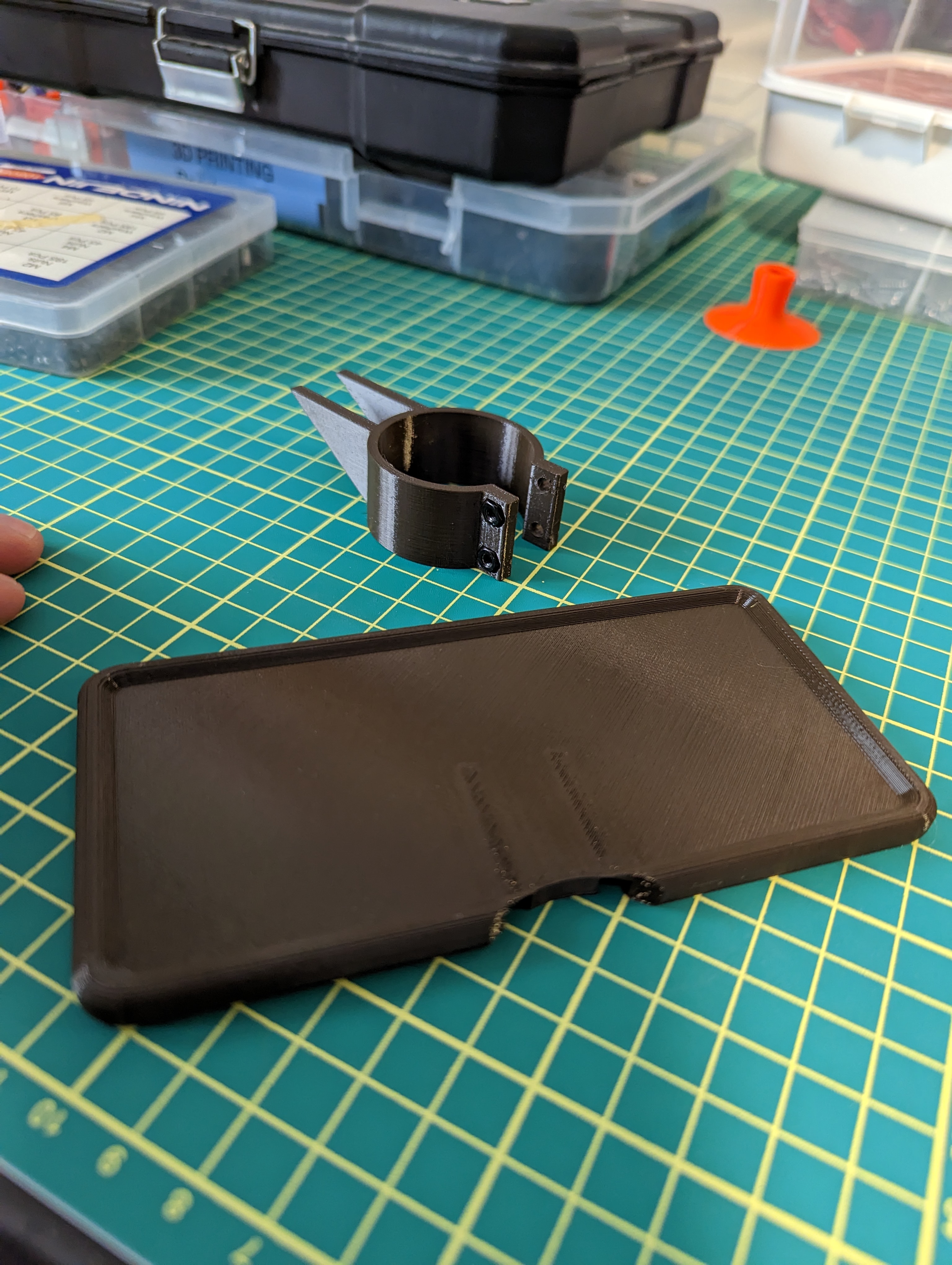 Monitor Stand Clamp on Shelf - photo 4