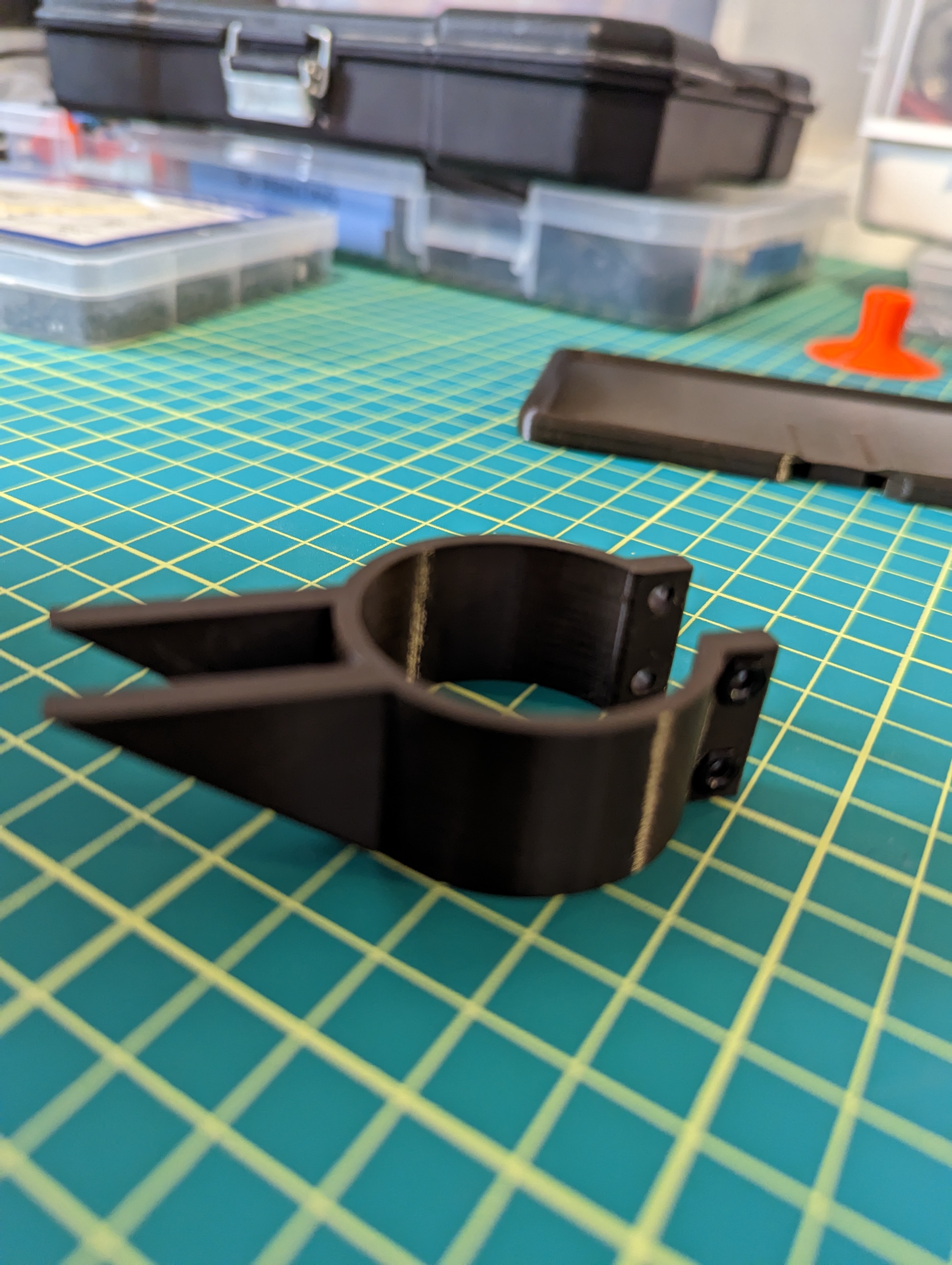 Monitor Stand Clamp on Shelf - photo 2