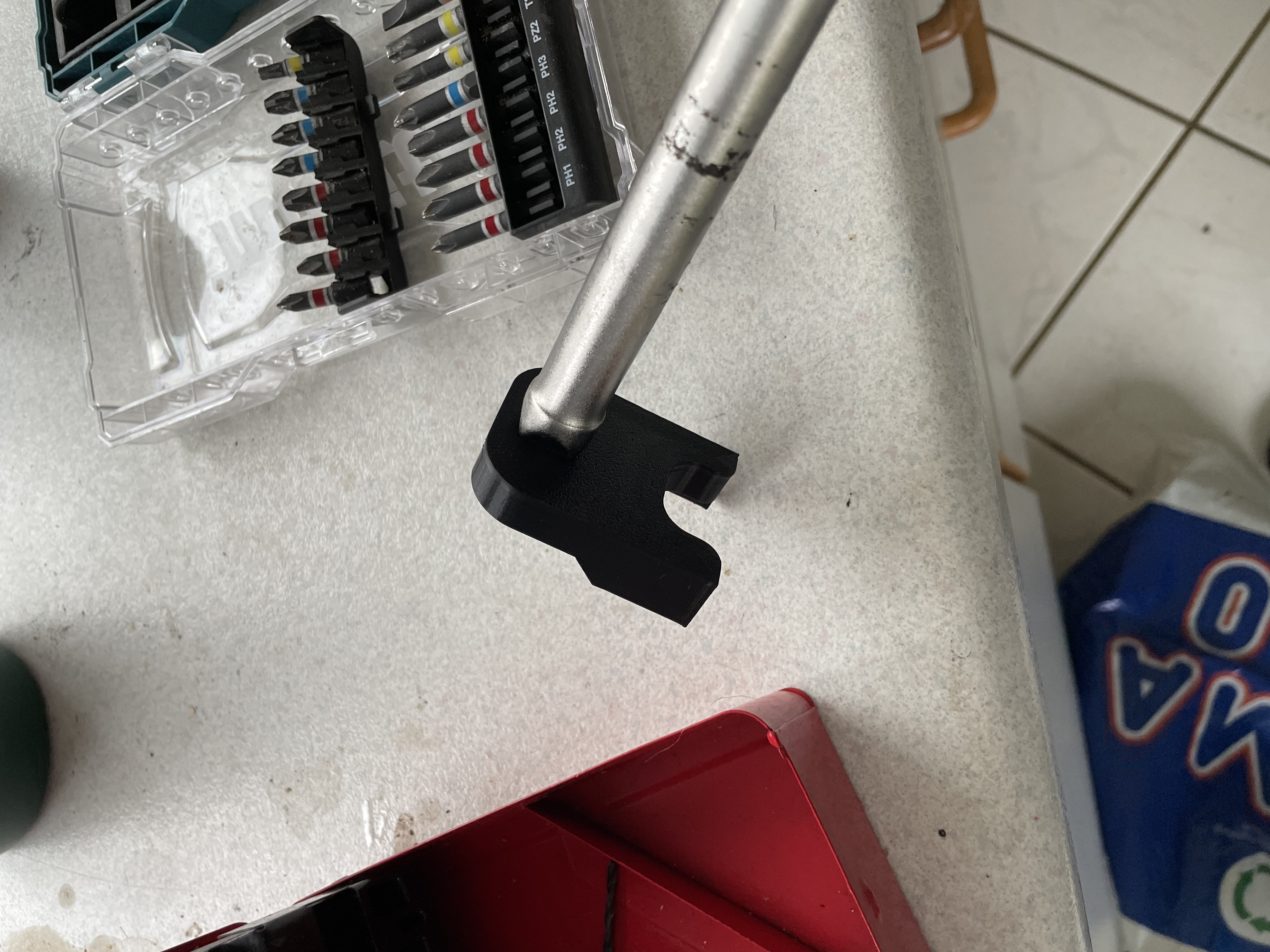 VESPA(ET3) FUEL TANK STRAINER TOOL 3D print model (PLA) - photo 4