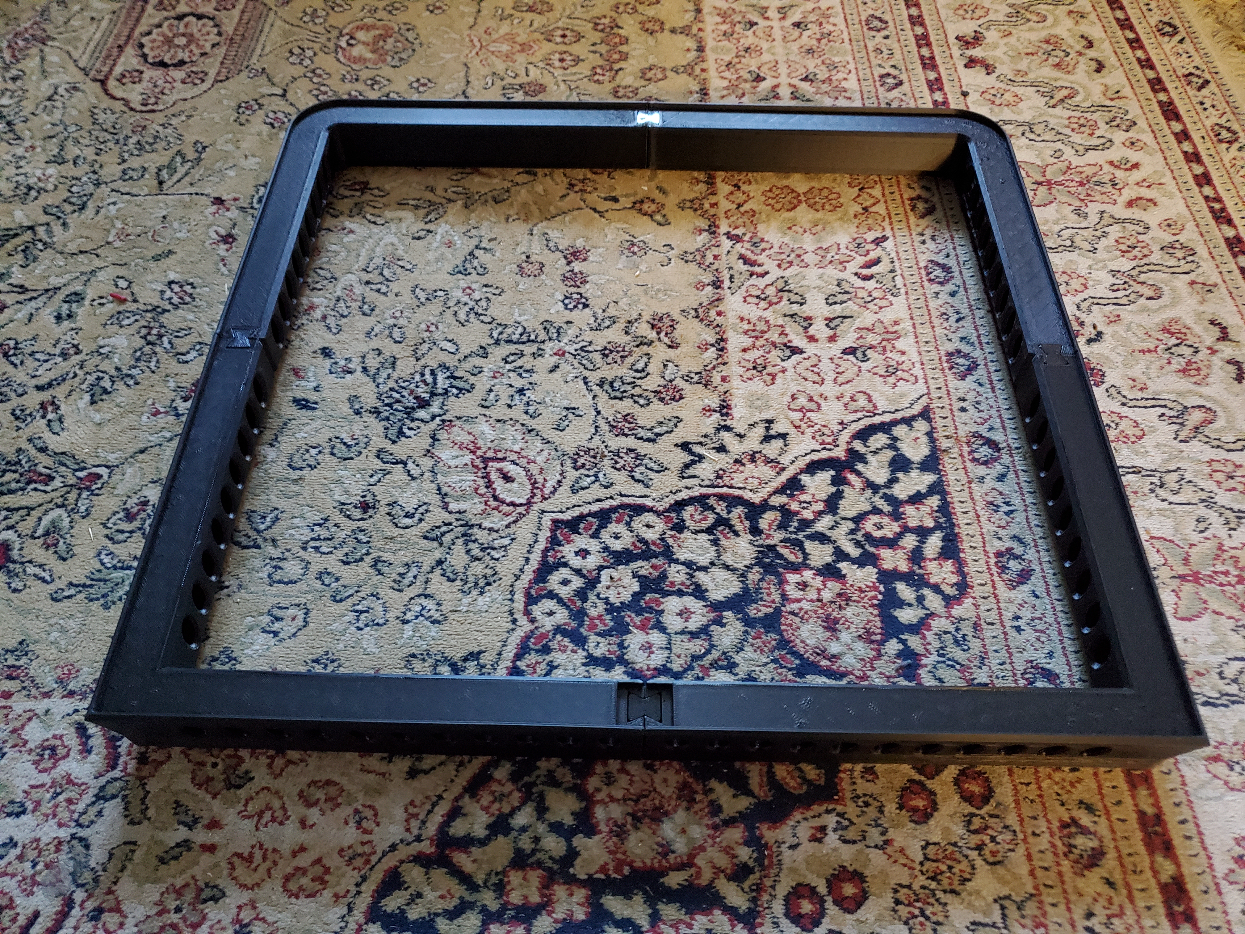 Bambu Lab X1-C P1P Vented Lid Riser (with room for LED strip) - photo 2