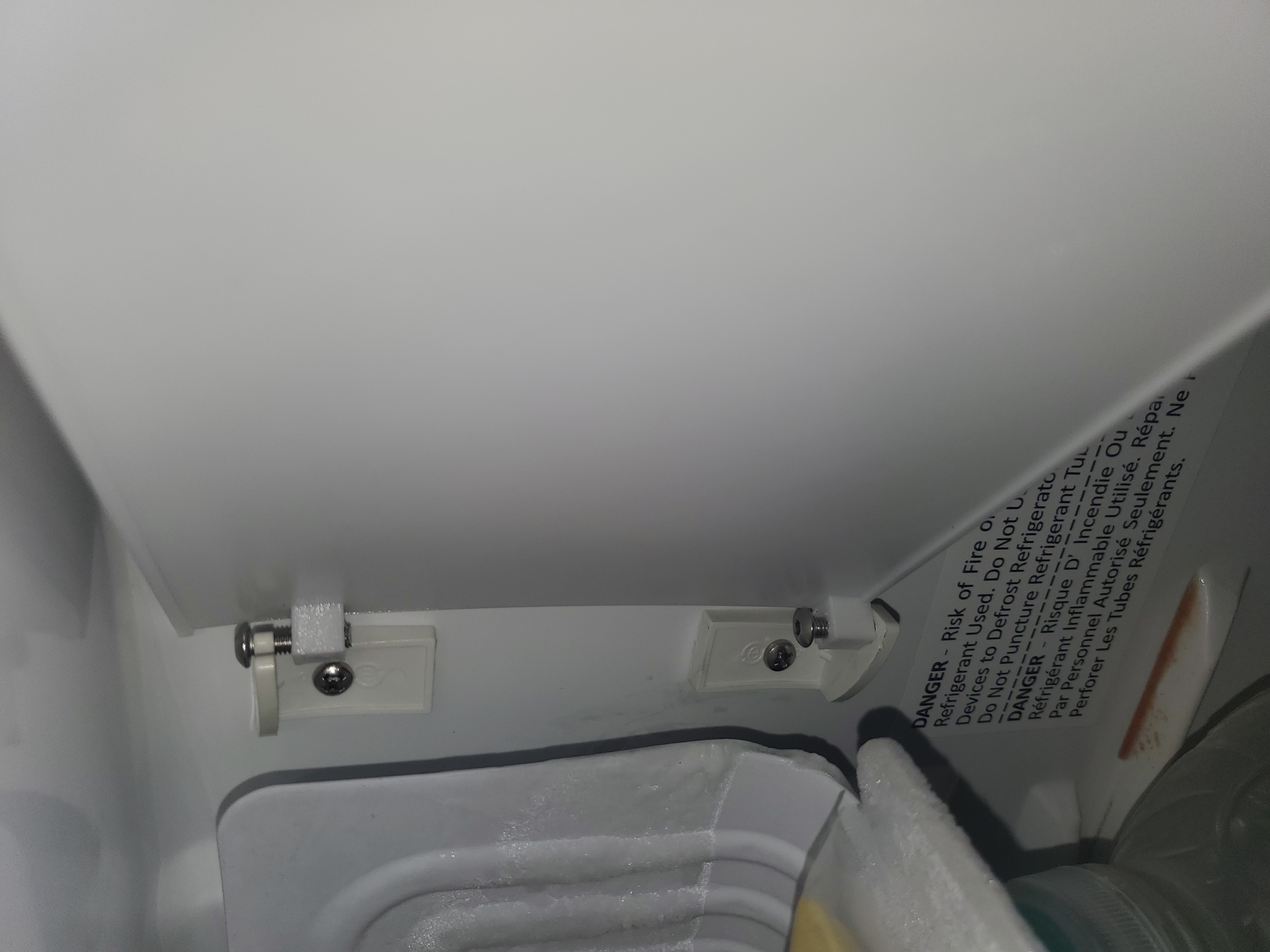 Haier mini frig freezer door