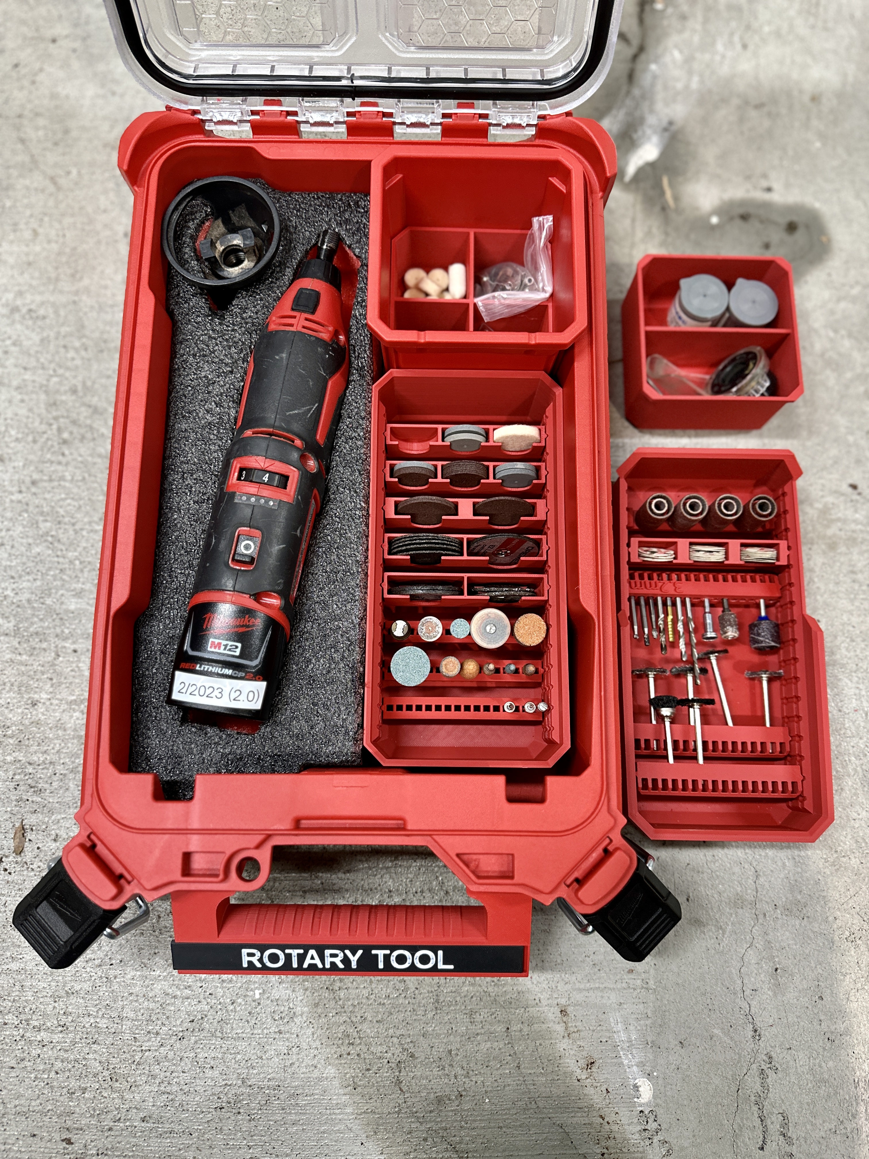 Milwaukee Rotary Tool Packout Organization Kit - photo 2