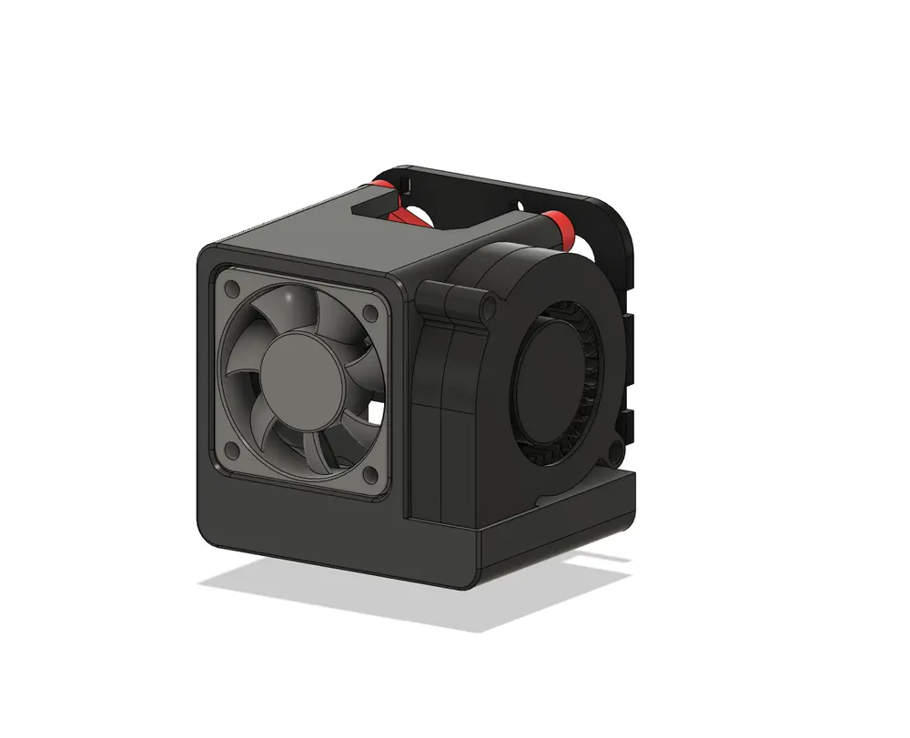 Ender 2 Pro / Ender 3 - 5015 Part Cooling Fan Duct with Magnetic Mount