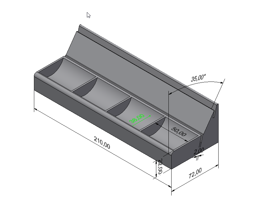 boardgame token tray + card holder - photo 3