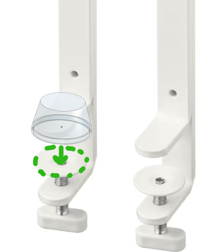 Skadis Connector Clamp Spacer