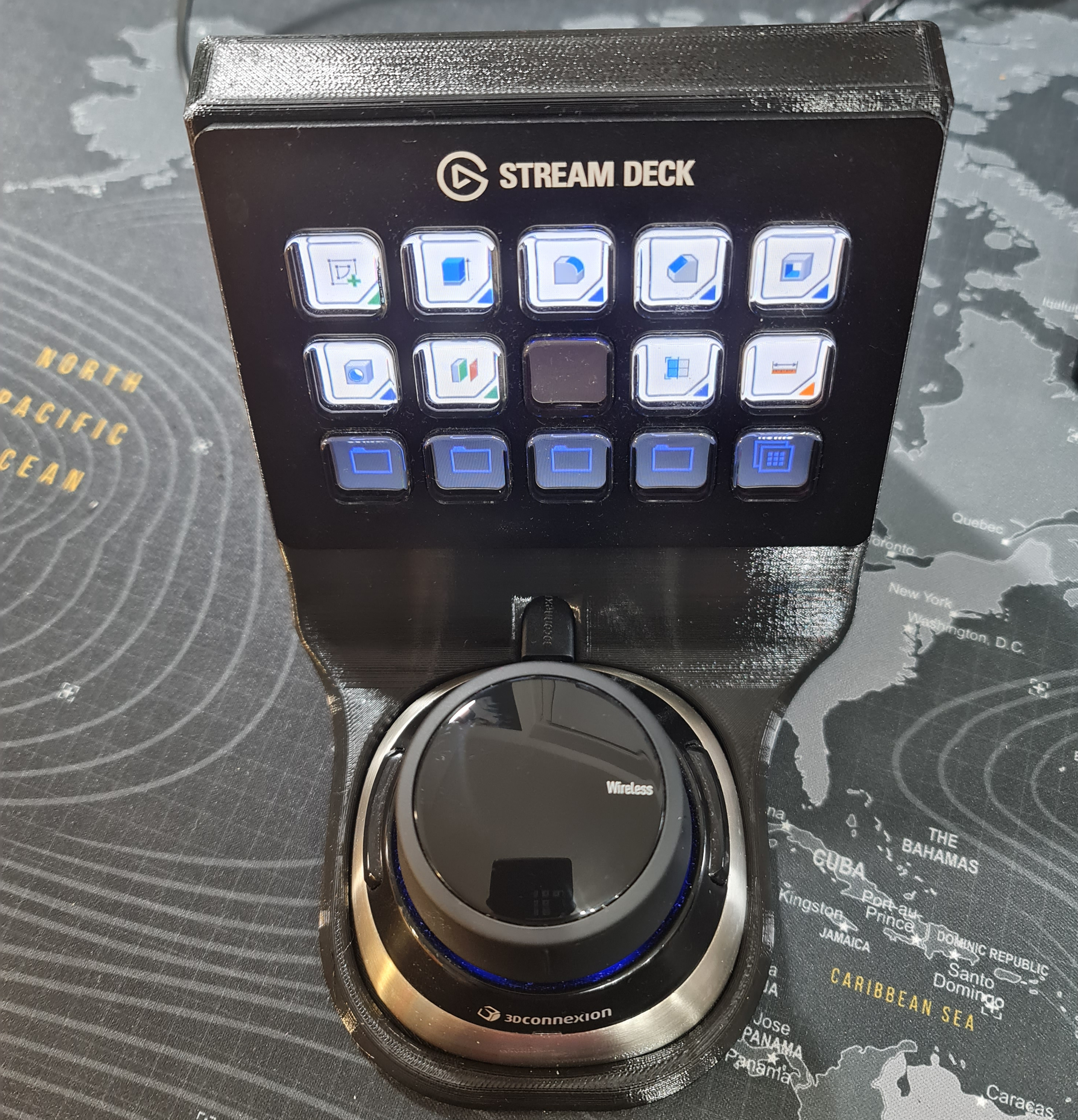 Spacemouse + Streamdeck mount - photo 2