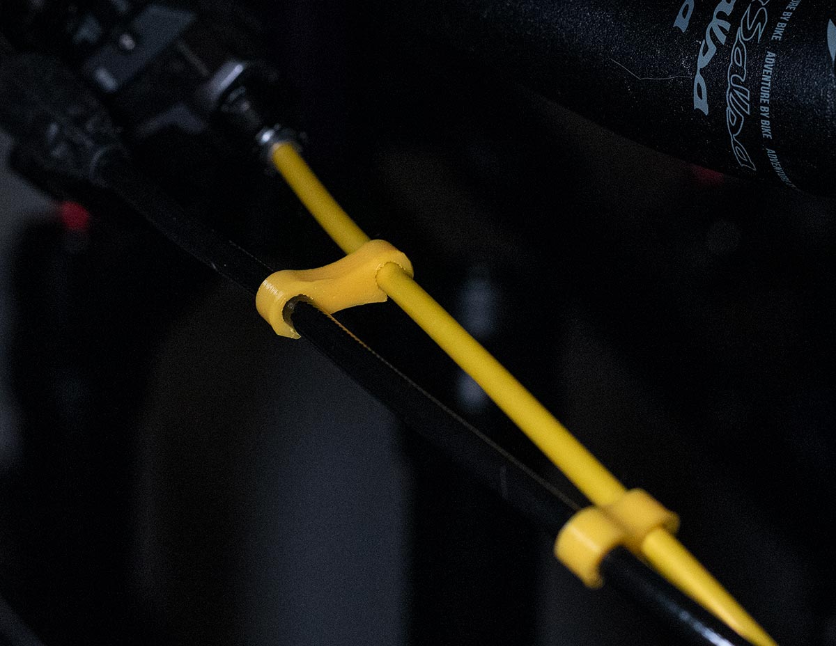 MTB gear and brake cable clamp (short and longer) - photo 2