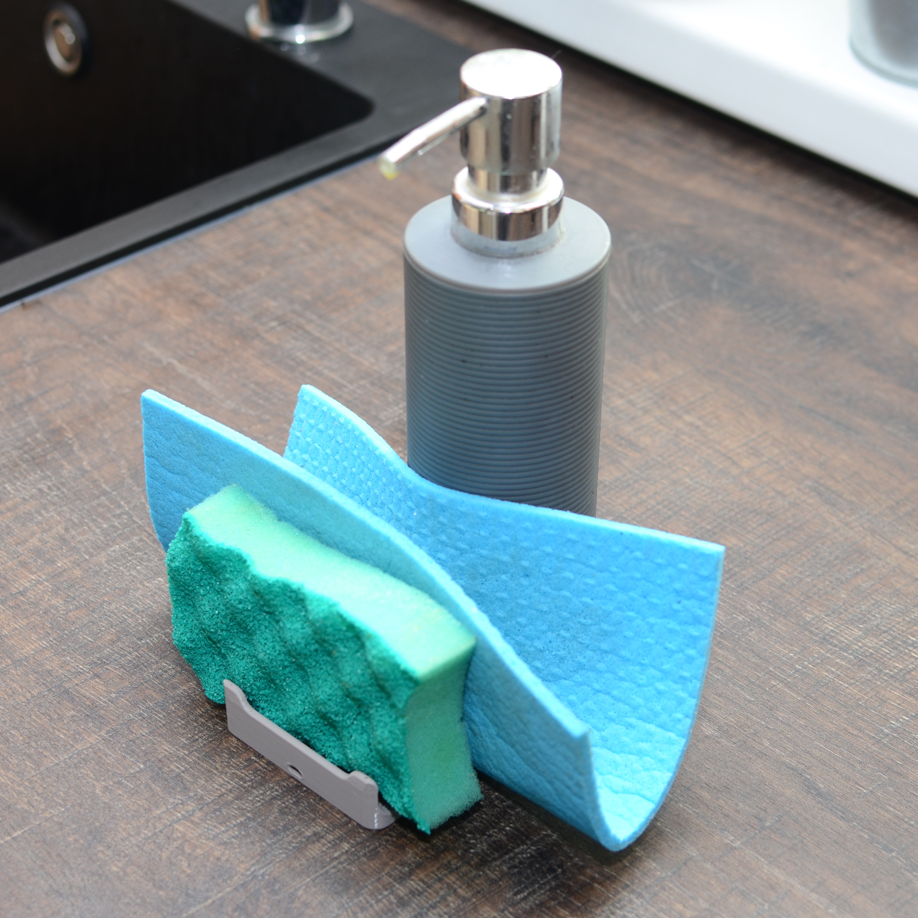 Kitchen sponge holder