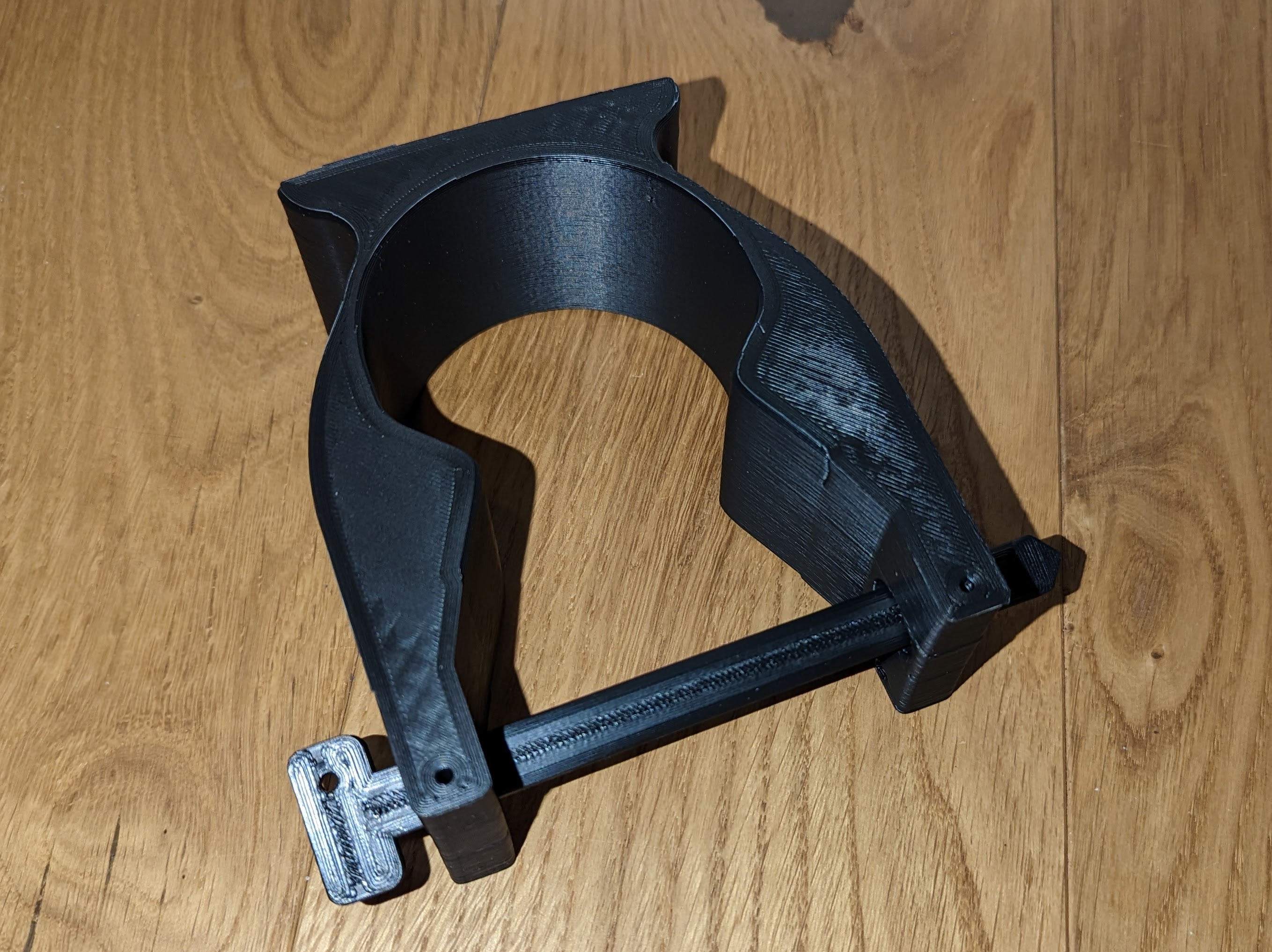 MTB wall mount - Bike Pluck - with locking Pin