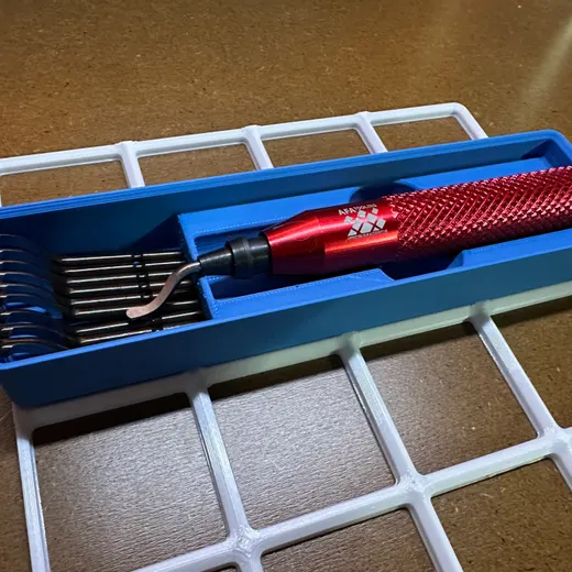 Gridfinity AFA Deburring Tool Tray