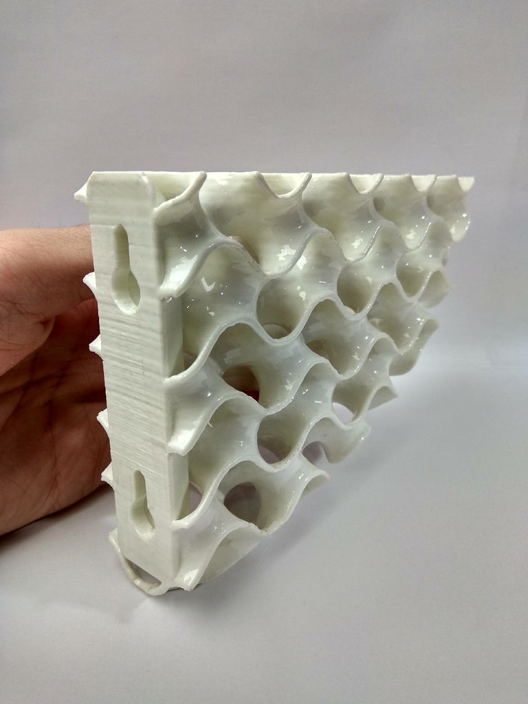 Gyroid Shelf Bracket (castomisable in Blender) - photo 3