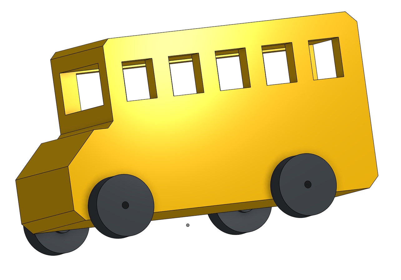 School Bus Kids Toy