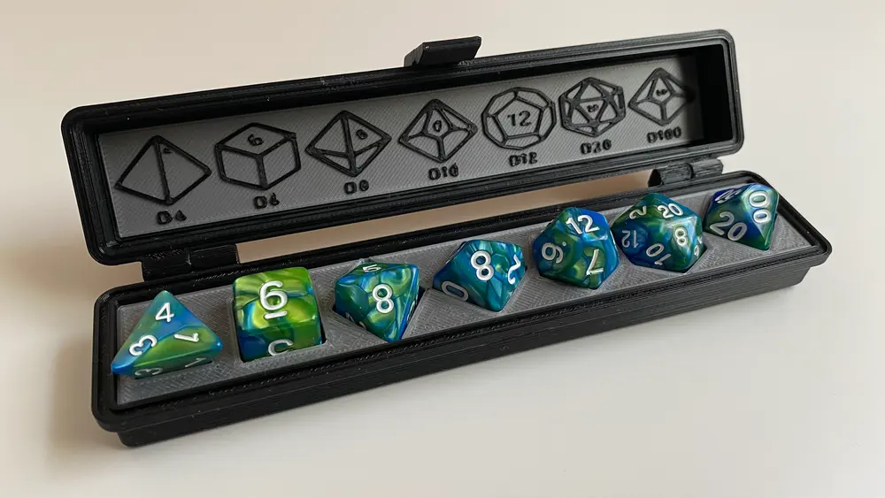 Print-In-Place Beginners Dice Case