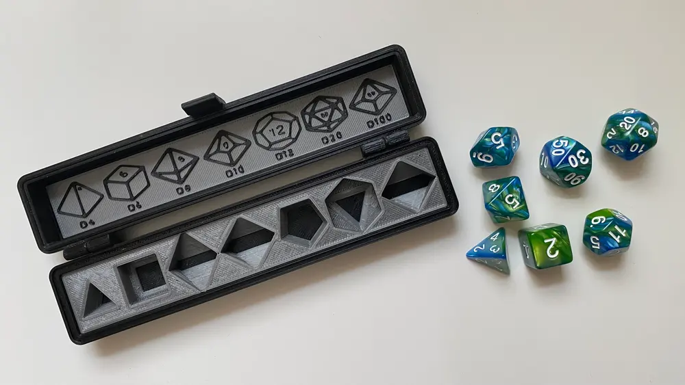 Print-In-Place Beginners Dice Case - photo 2
